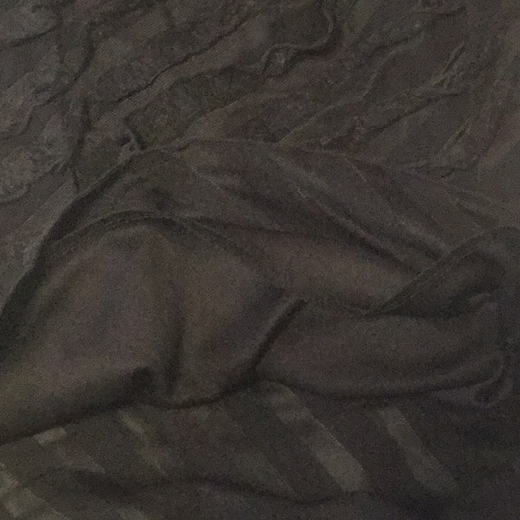 Dots Black Strapless Lined Ruffled Strapless Tube Top - Picture 6 of 9